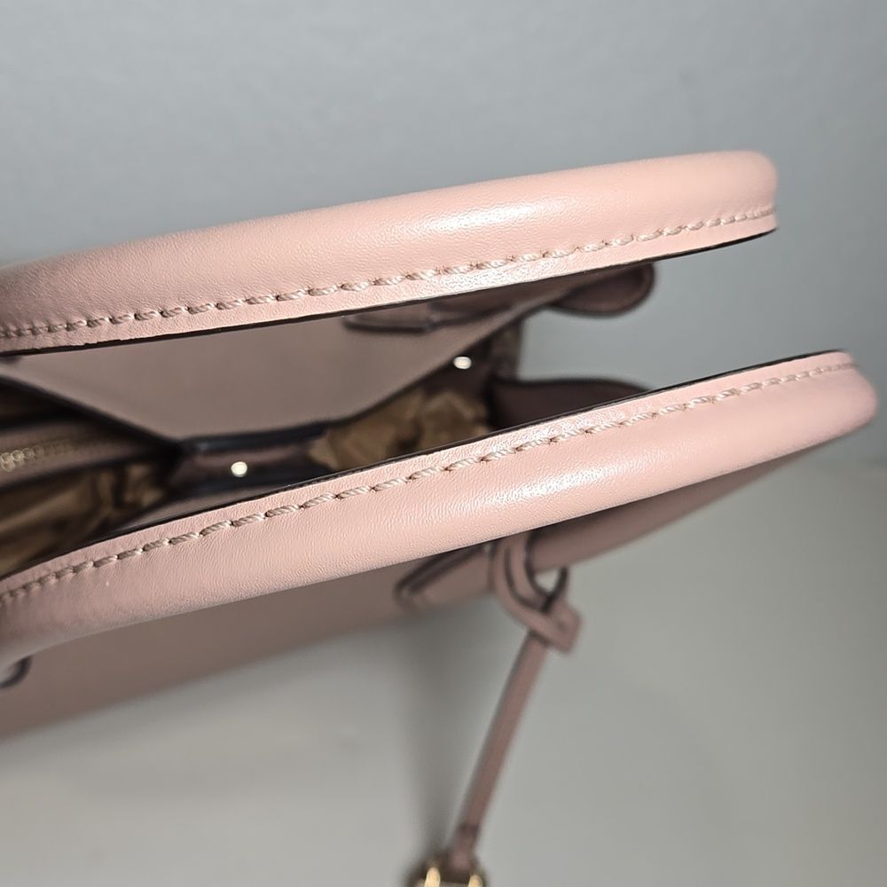 Michael Kors Mercer Gallery Medium Grained Leather Tote Blush Nude - Picture 8 of 14